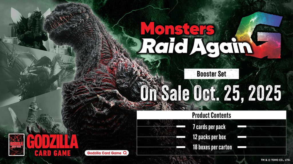 Godzilla Card Game - G: Monsters Raid Again (BP02) - Booster Box (12x Packs)