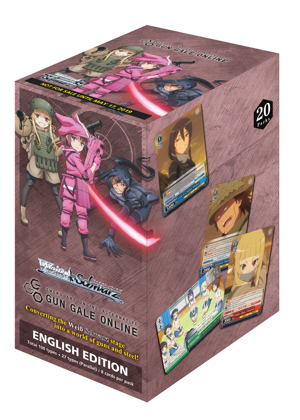 Weiss Schwarz - Sword Art Online Alternative: Gun Gale Online - Booster Box (20x Packs) (Reprint)