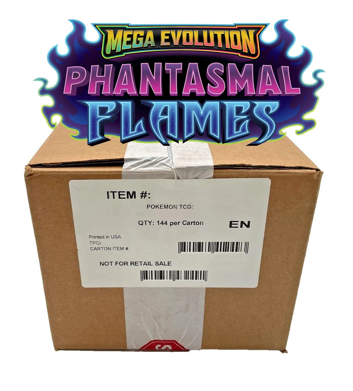 Pokemon Phantasmal Flames ME02 [x144] Sleeved Booster Case