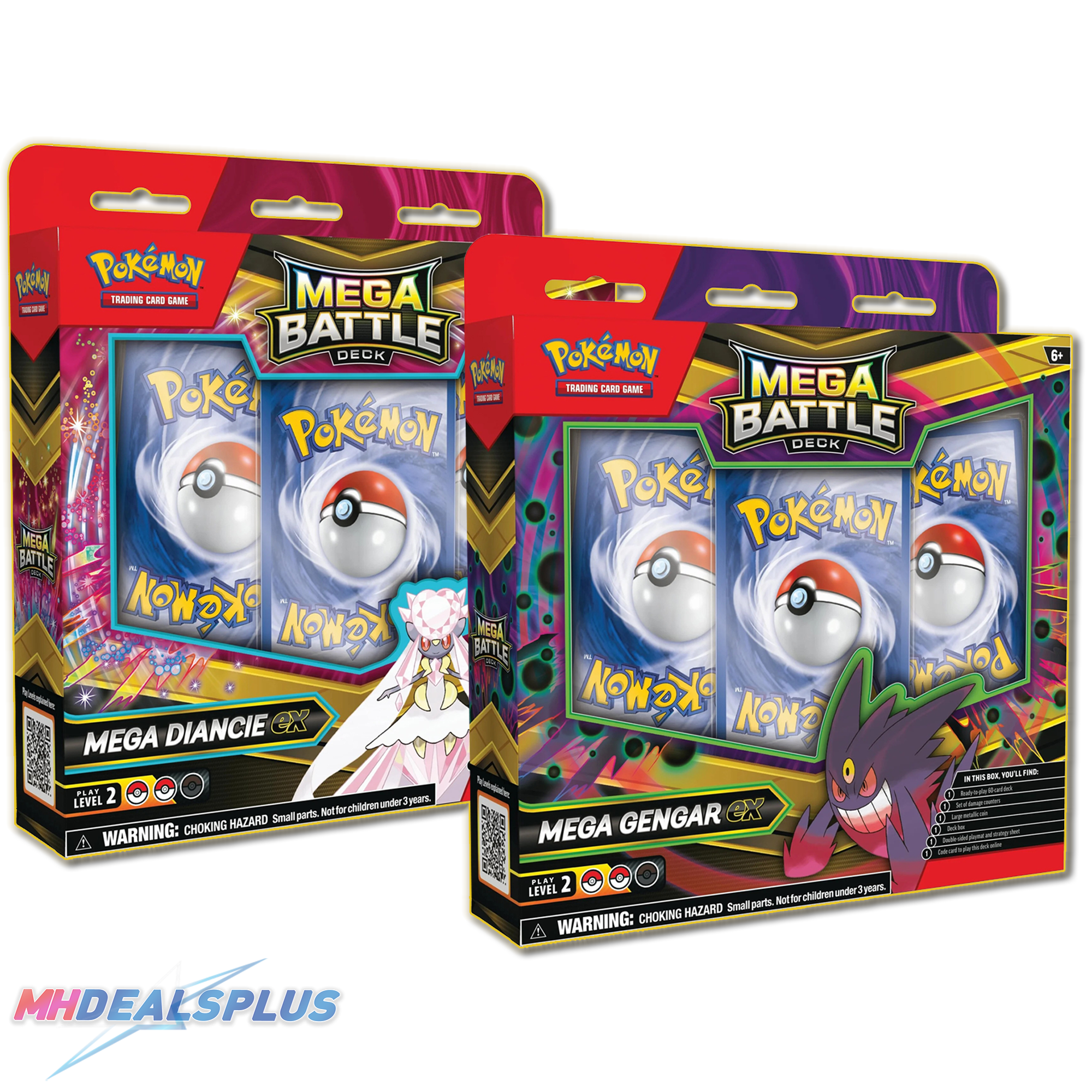 (Pre-Order) Pokemon Mega Battle Deck - Mega Gengar ex & Mega Diancie ex Set of 2