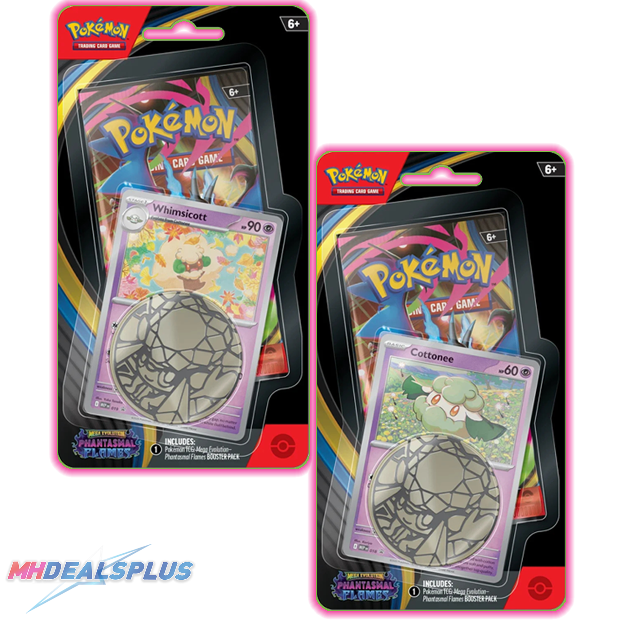 (Pre-Order) Pokemon Phantasmal Flames Checklane Blister Set of 2