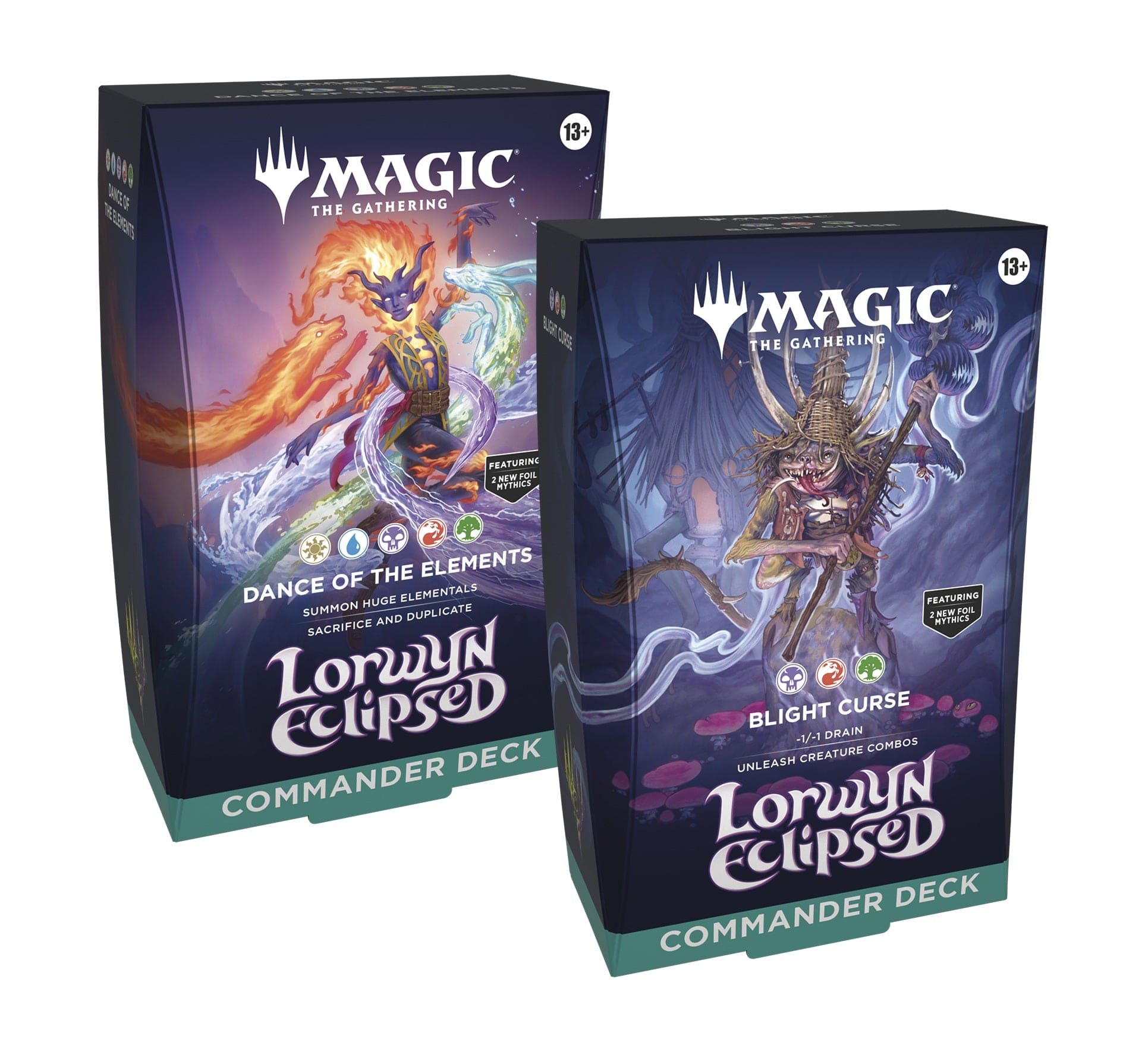 MTG Lorwyn Eclipsed -Set of 2- Commander Decks