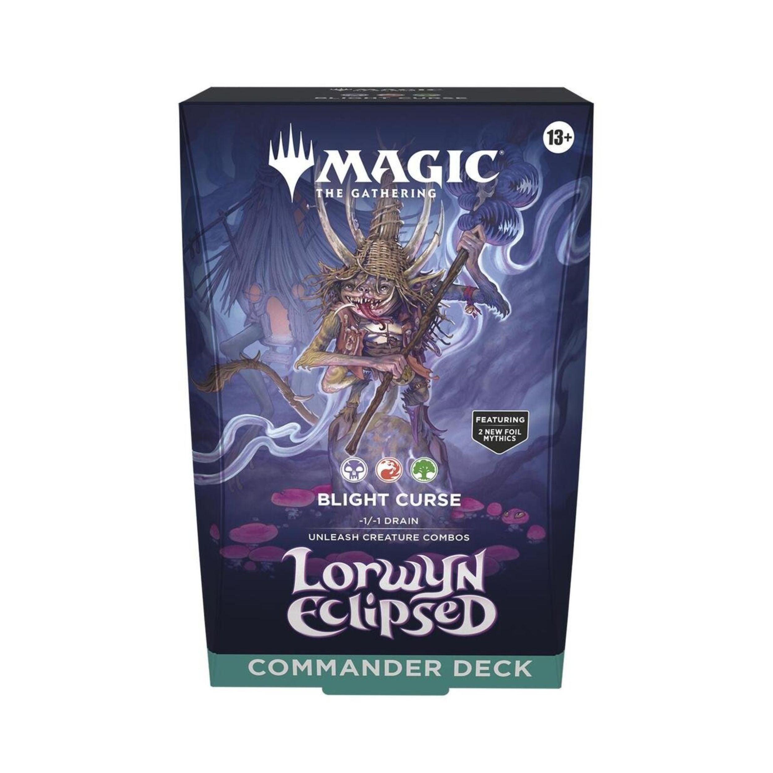 Magic: The Gathering Lorwyn Eclipsed Commander Deck - Blight Curse Commander Deck - Estimated Arrival: Jan. 2026 (PRE-ORDER)