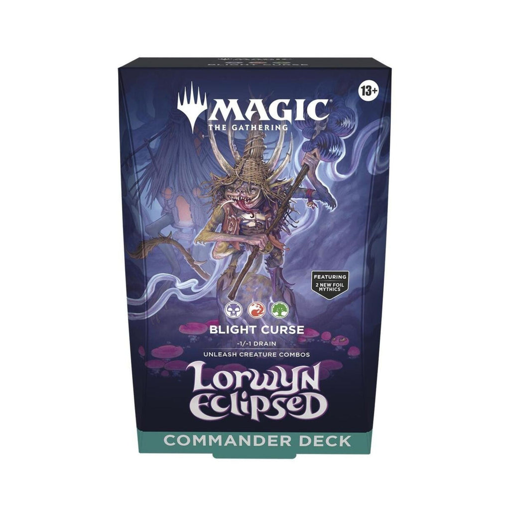 Magic: The Gathering Lorwyn Eclipsed Commander Deck - Blight Curse Commander Deck - Estimated Arrival: Jan. 2026 (PRE-ORDER)