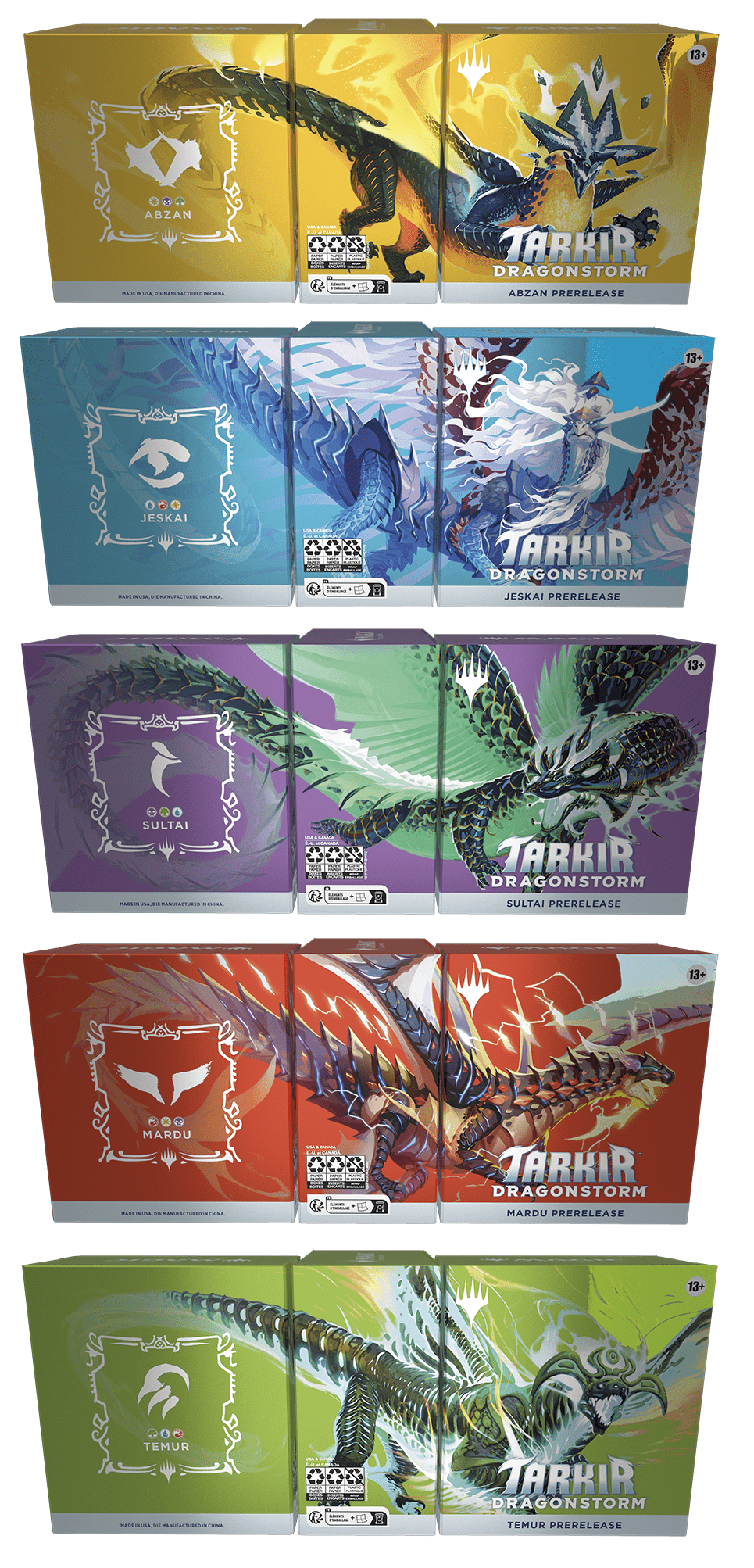 MTG Tarkir: Dragonstorm [x15] Pre-Release Sealed Case