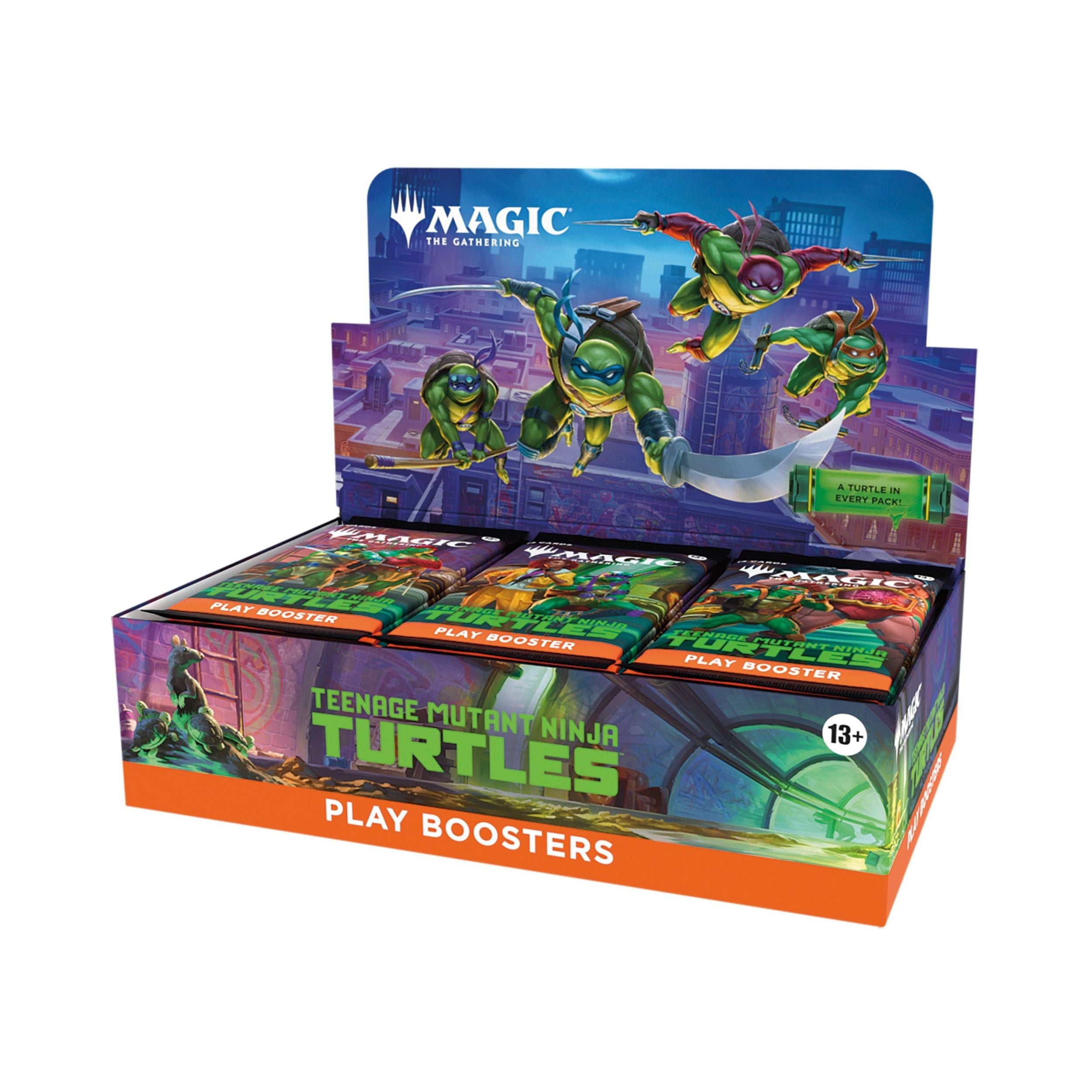 Magic: The Gathering Teenage Mutant Ninja Turtles Play Booster Pack – Collectible MTG Cards, Strategy Deck Expansion, Fun for Kids and Adults (PRE-SALE MARCH)