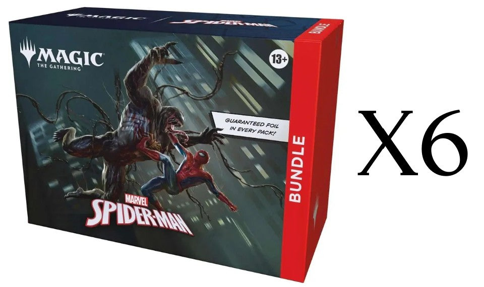 Magic The Gathering: Marvel's Spider-Man Bundle Case (x6)