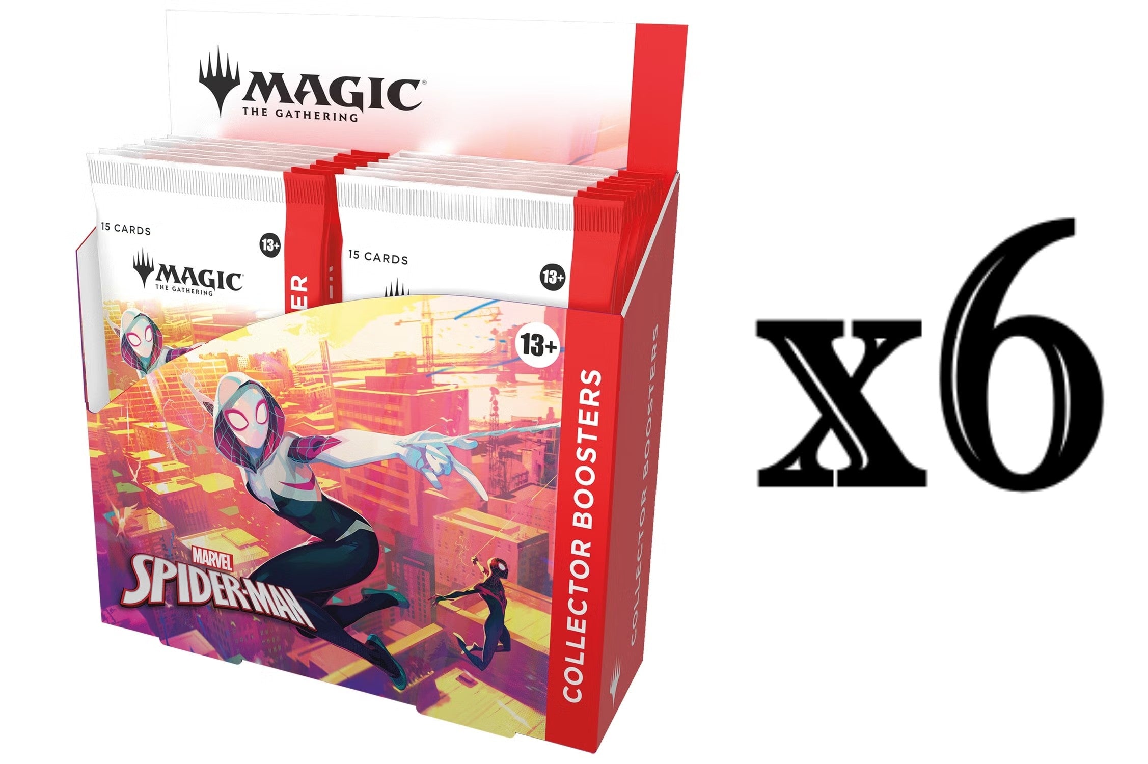 Magic The Gathering: Marvel's Spider-Man Collector Booster Case (x6)