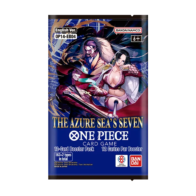 One Piece TCG - The Azure Sea's Seven (OP-14 & EB-04) - Booster Box (24x Packs)