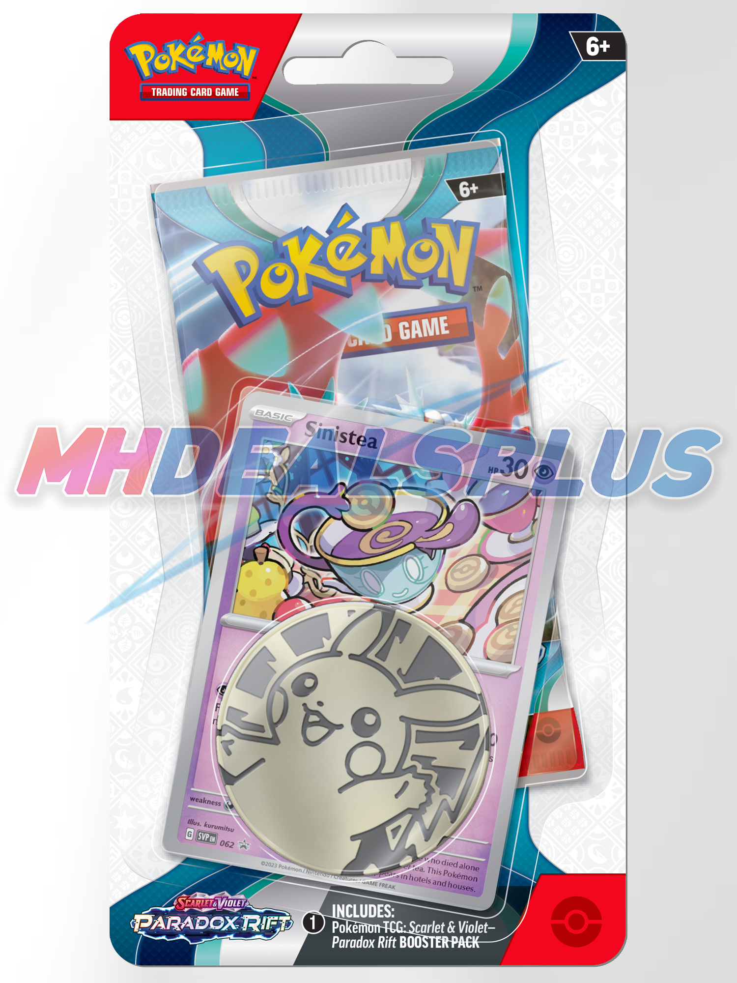 Pokemon Paradox Rift Checklane Blister Pack Sealed Case | 16 Booster Packs