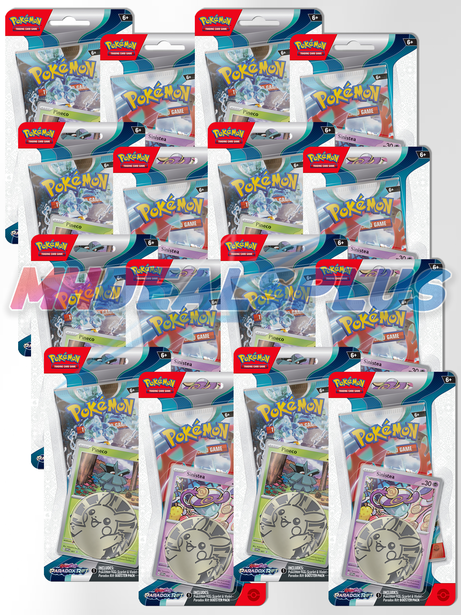 Pokemon Paradox Rift Checklane Blister Pack Sealed Case | 16 Booster Packs