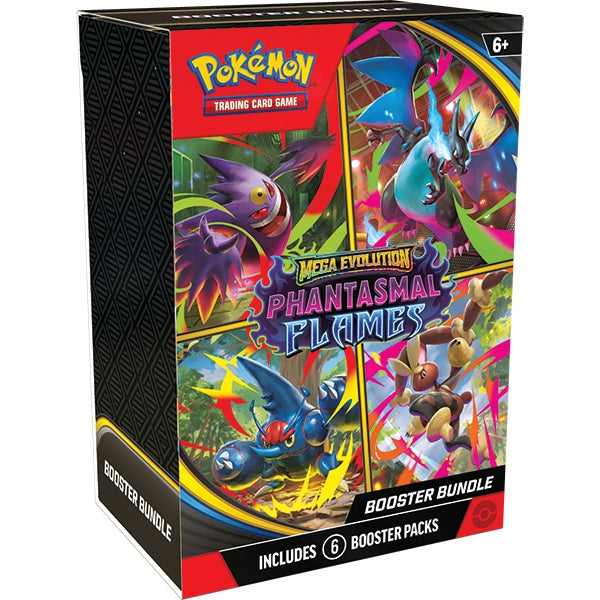 Pokemon TCG: Mega Evolution 02 - Phantasmal Flames Booster Bundle (6) (presale)
