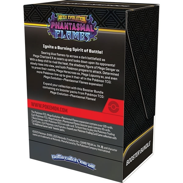 Pokemon TCG: Mega Evolution 02 - Phantasmal Flames Booster Bundle (6) (presale)