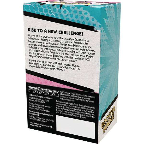 Pokemon TCG: Mega Evolution 2.5 - Ascended Heroes Booster Bundle (6) (presale)