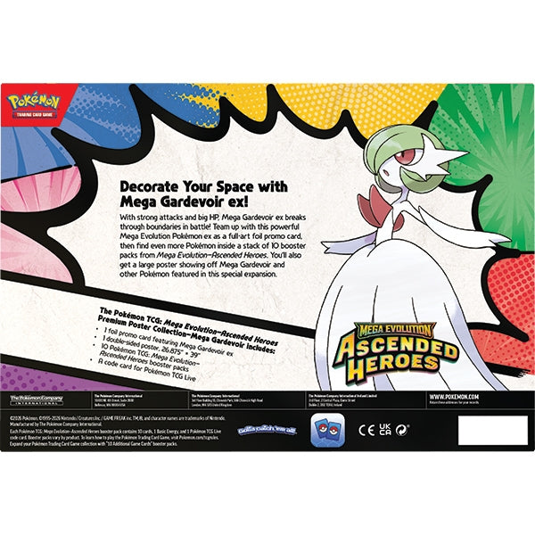 Pokemon TCG: Mega Evolution 2.5 - Ascended Heroes Premium Poster Collection - Mega Gardevoir (presale)