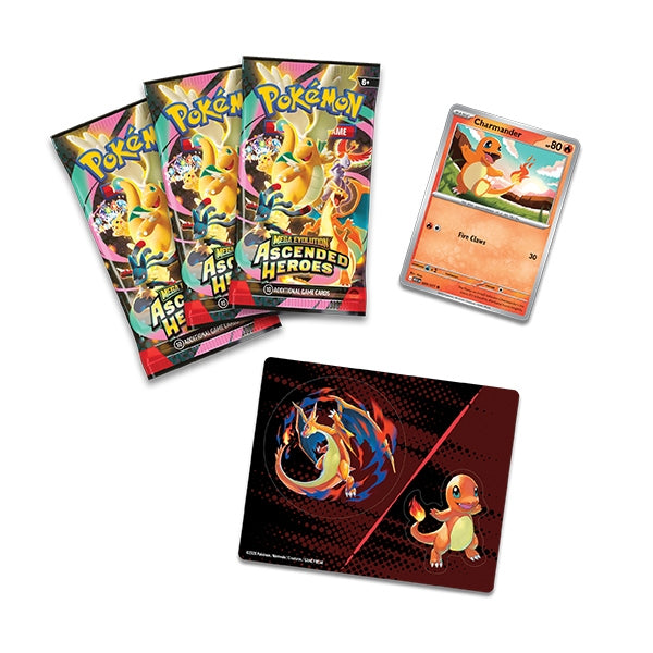 Pokemon TCG: Mega Evolution 2.5 - Ascended Heroes Tech Sticker Collection - Charmander (presale)