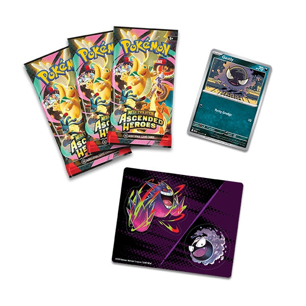 Pokemon TCG: Mega Evolution 2.5 - Ascended Heroes Tech Sticker Collection - Gastly (presale)