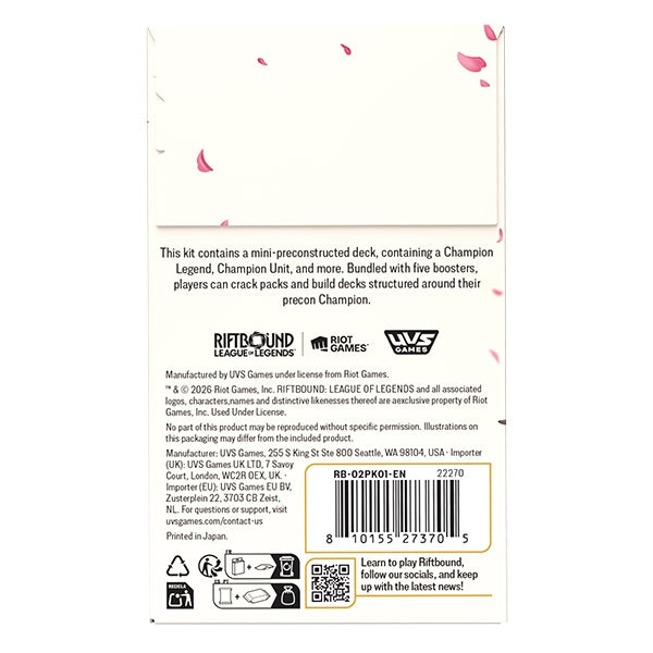 Riftbound TCG: Set 2- Spiritforged- Pre-Rift Event Kit (presale)