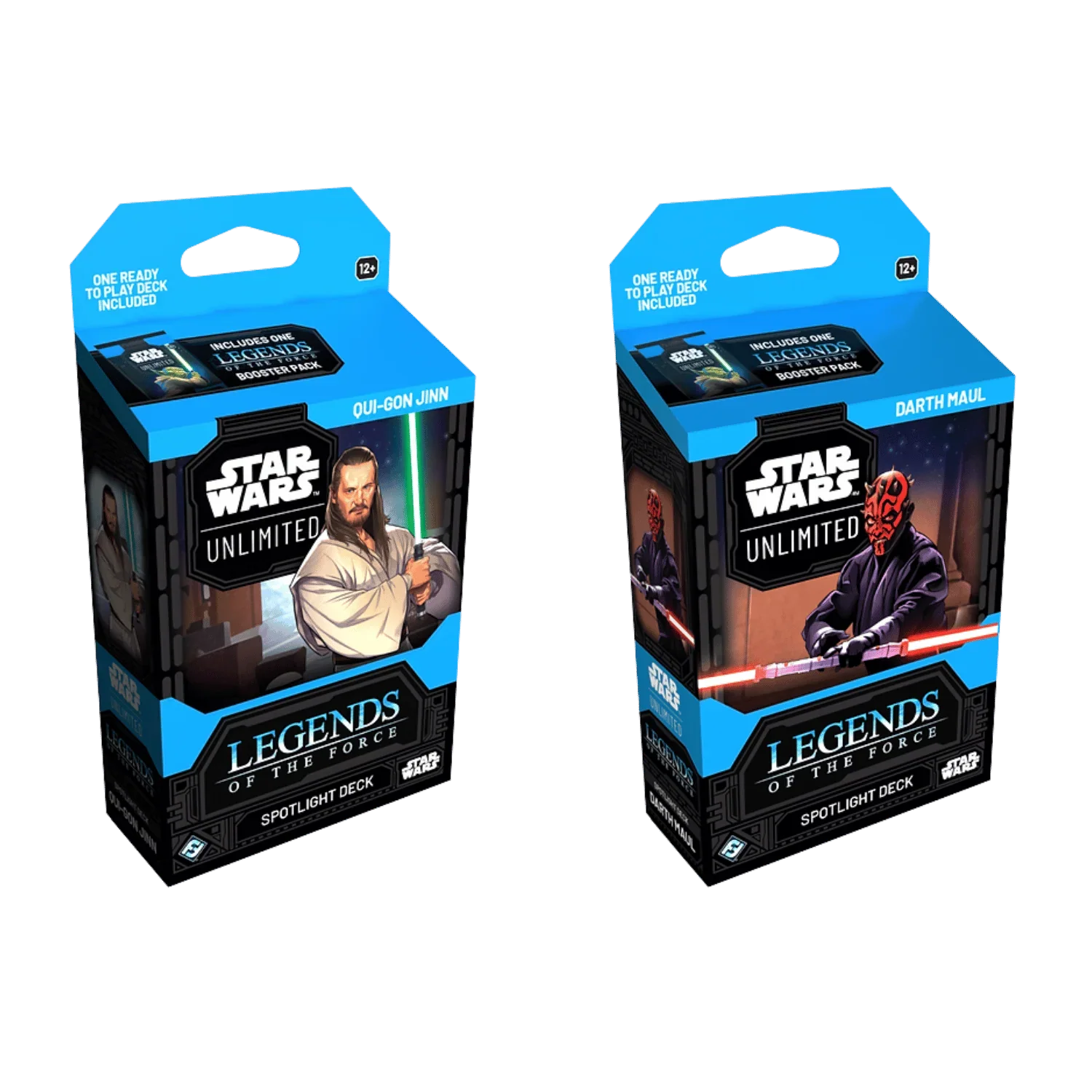 Star Wars: Unlimited - Legends of the Force Set of 2- Spotlight Decks