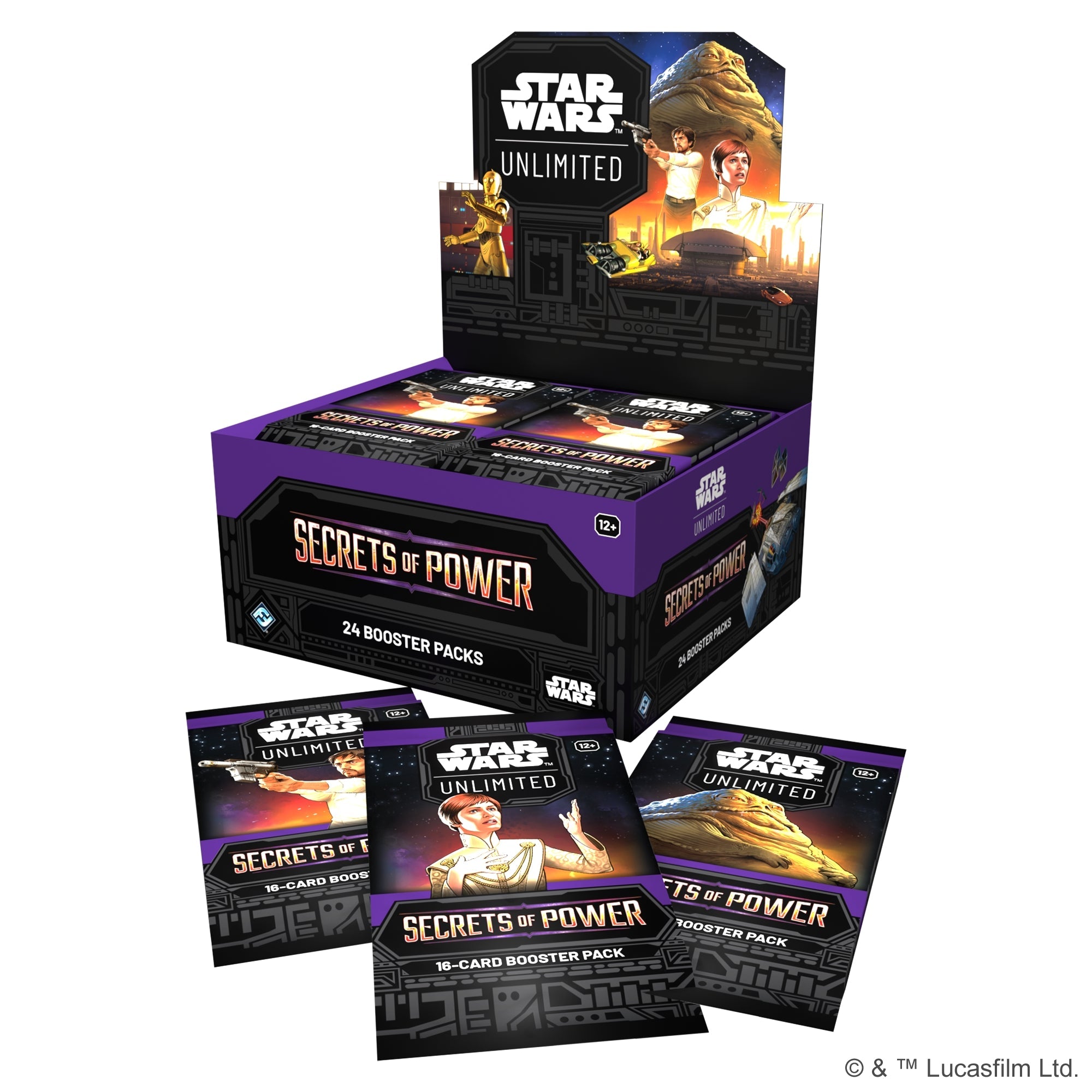 Star Wars: Unlimited - Secrets of Power: Booster Display Case (x6) (presale)