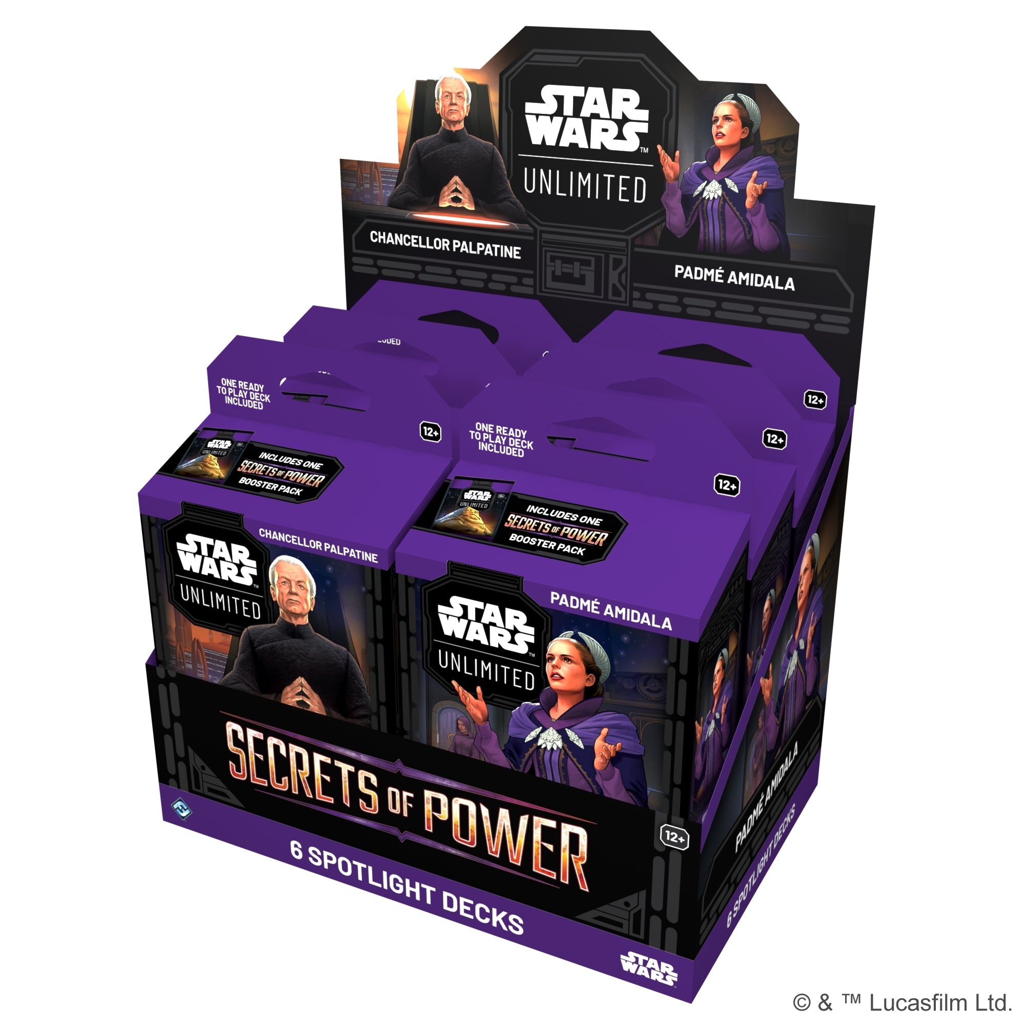 Star Wars: Unlimited - Secrets of Power: Spotlight Deck Display (presale)