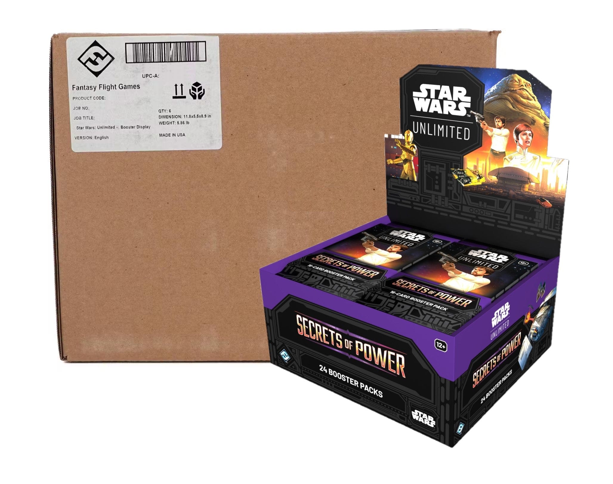 Star Wars: Unlimited - Secrets of Power [x6] Booster Sealed Case