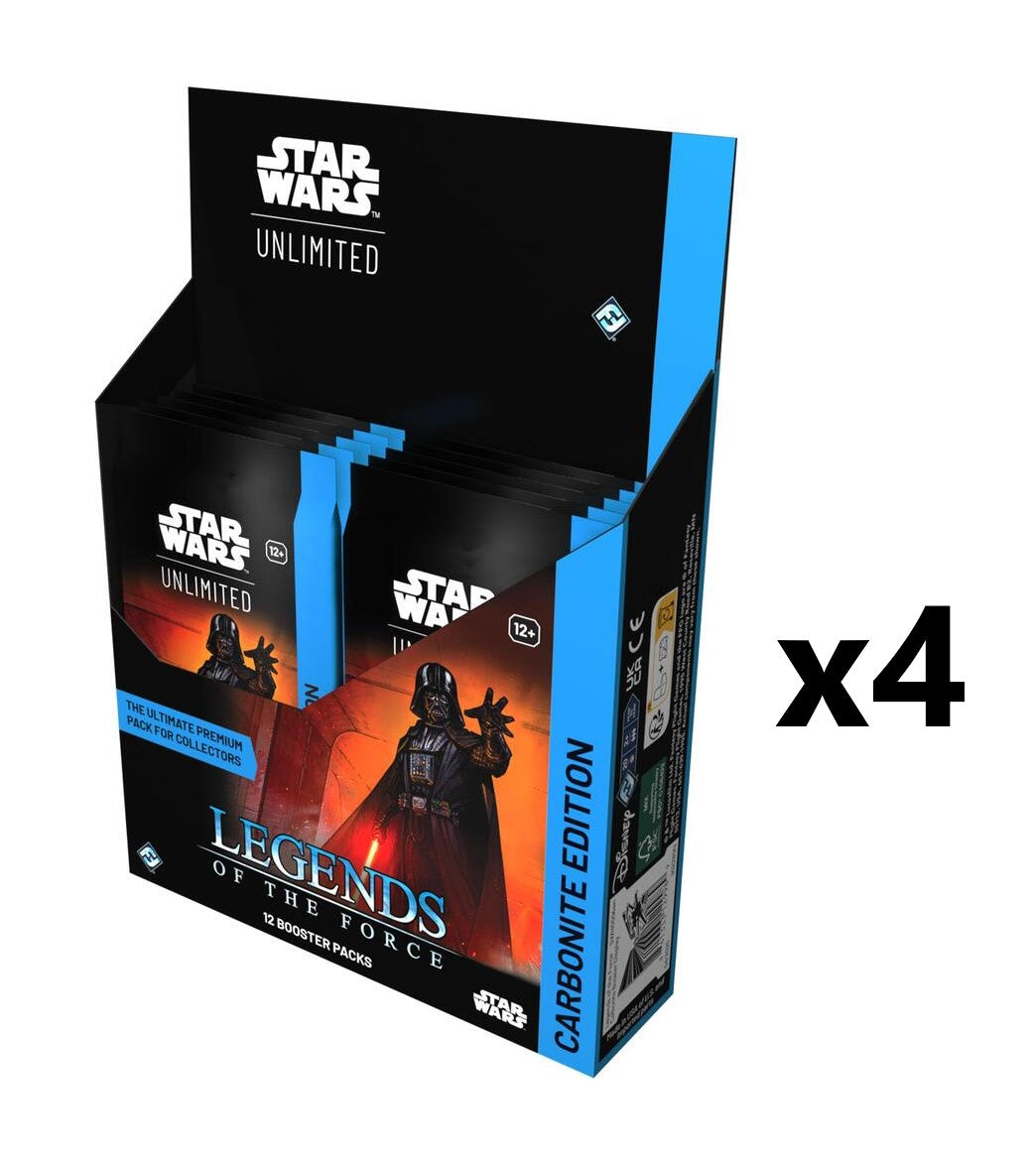 Star Wars: Unlimited - Legends of the Force [x4] Sealed Carbonite Case