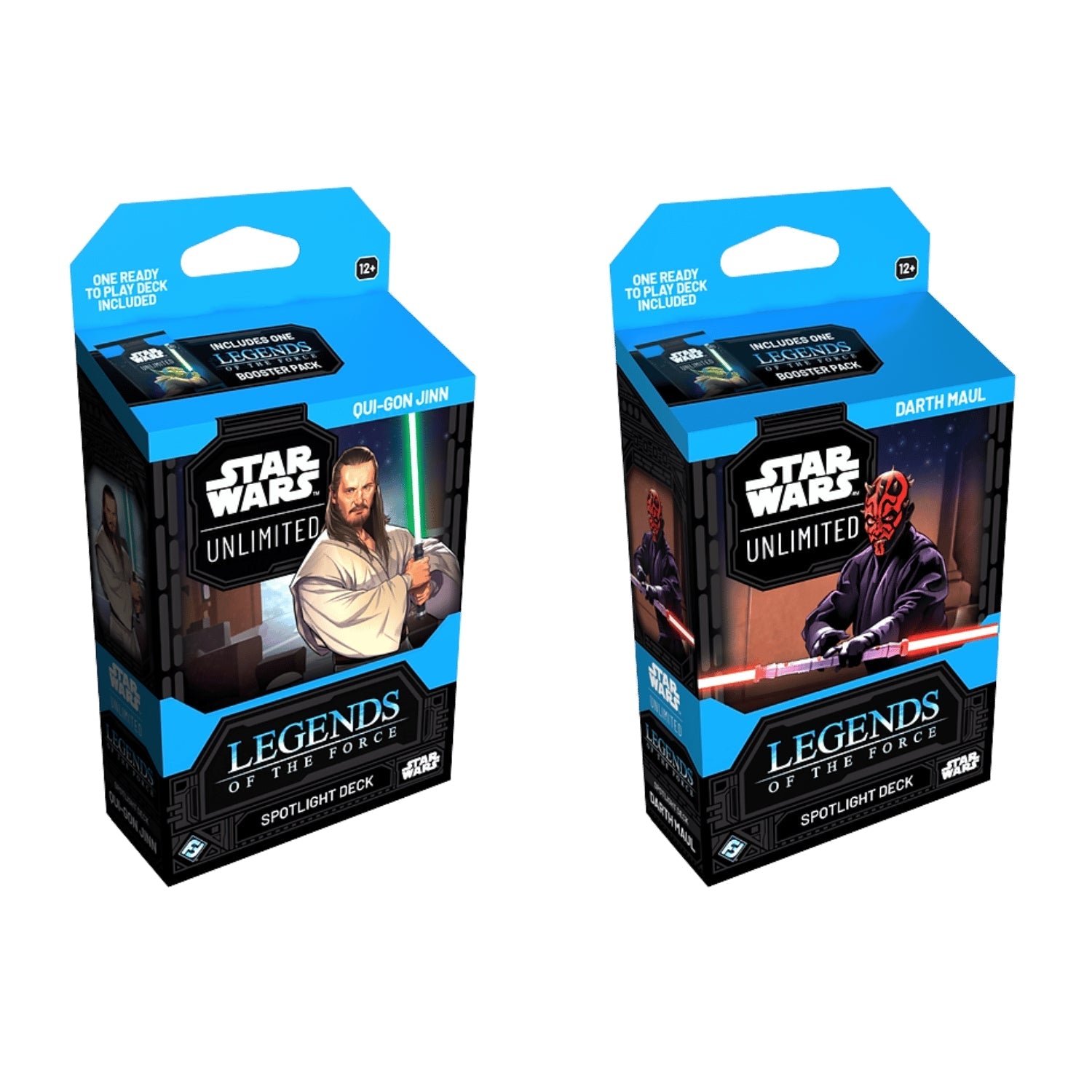 Star Wars: Unlimited - Legends of the Force: Spotlight Decks - Qui-Gon Jinn and Darth Maul