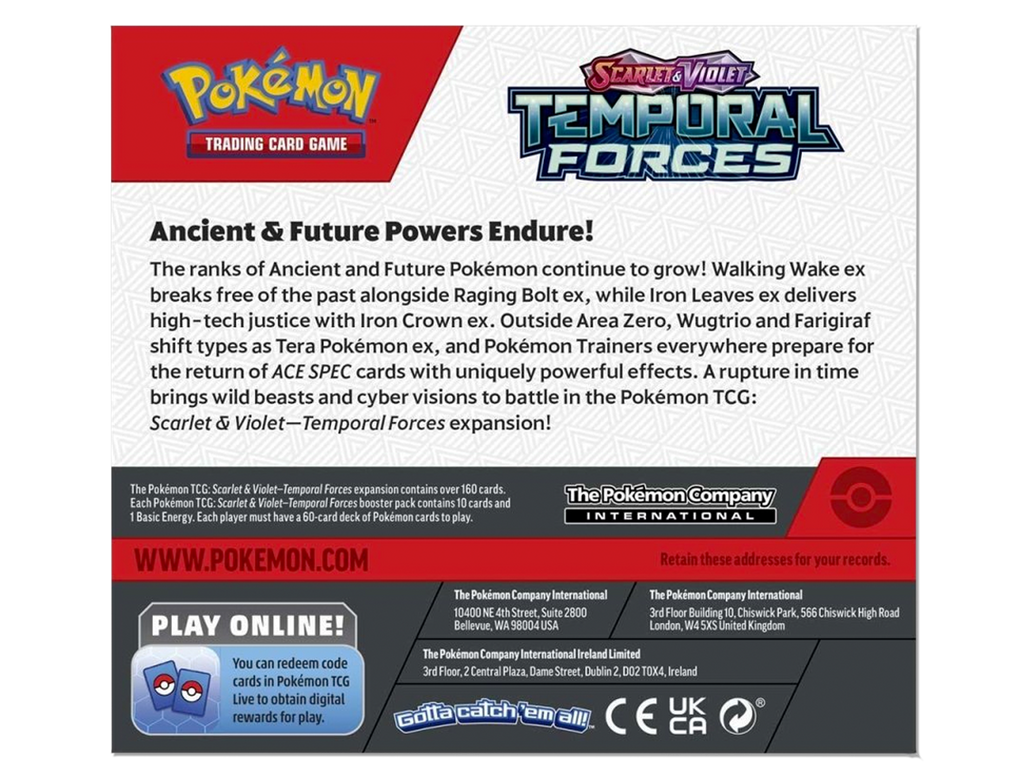 Pokemon Temporal Forces Booster Box