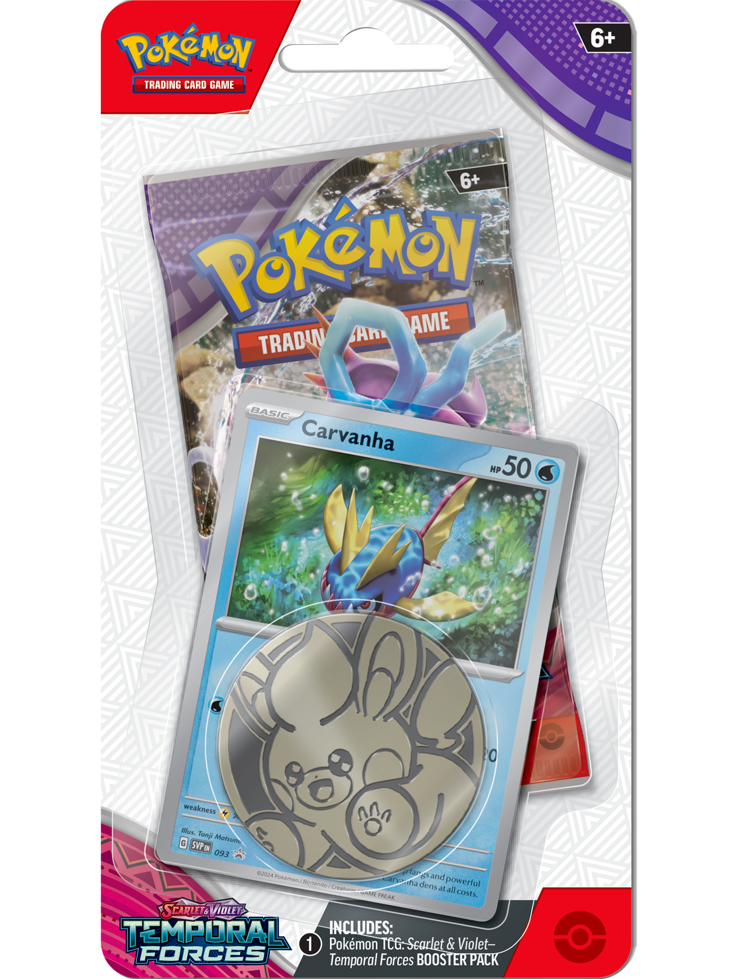 Pokemon Temporal Forces Checklane Blister Pack Set of 2
