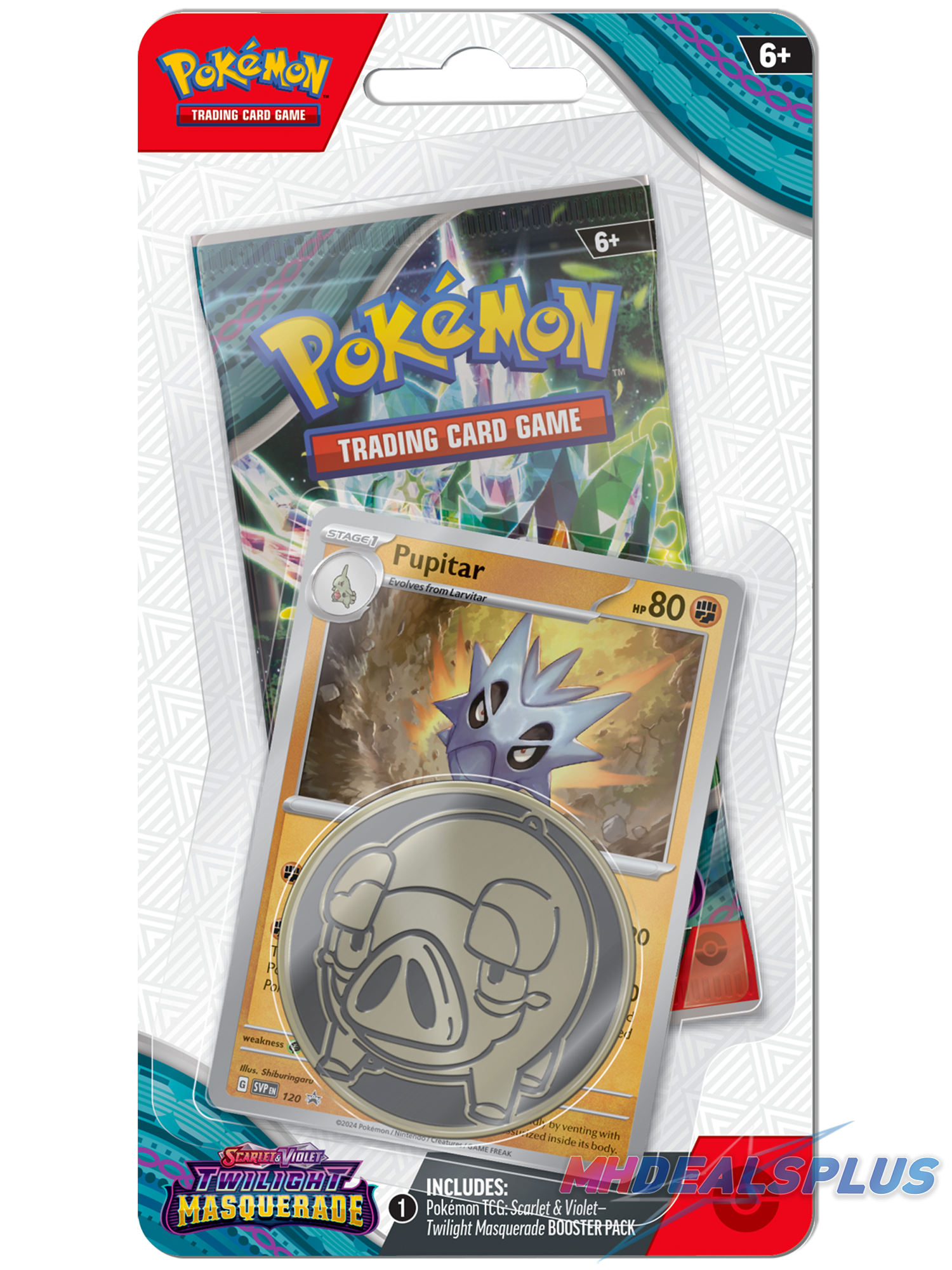 Pokemon Twilight Masquerade Checklane Blister Pack Set of 2