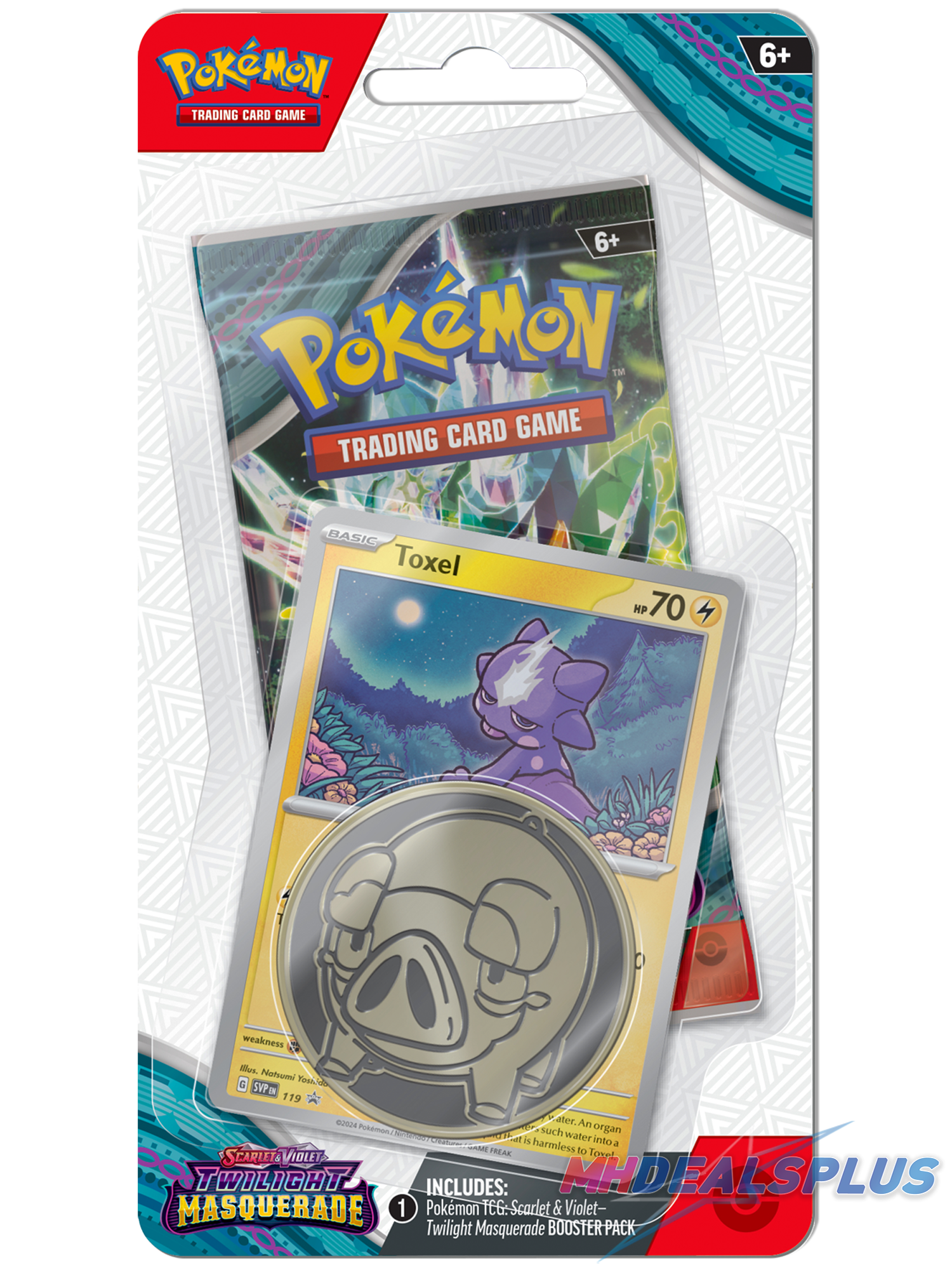 Pokemon Twilight Masquerade Checklane Blister Pack Set of 2