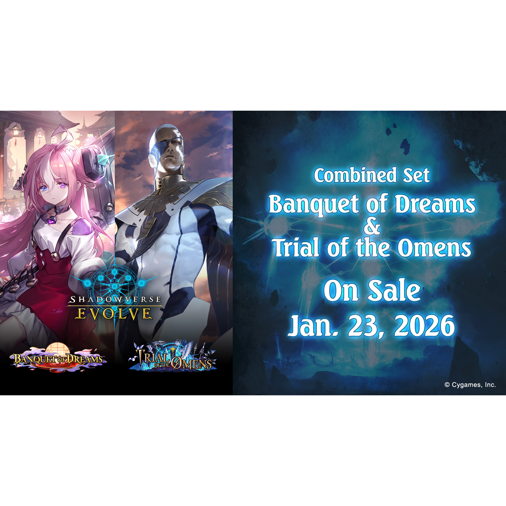 Shadowverse: Evolve - Combined Set 02 - Banquet of Dreams & Trial of the Omens - Booster Box (12x Packs)