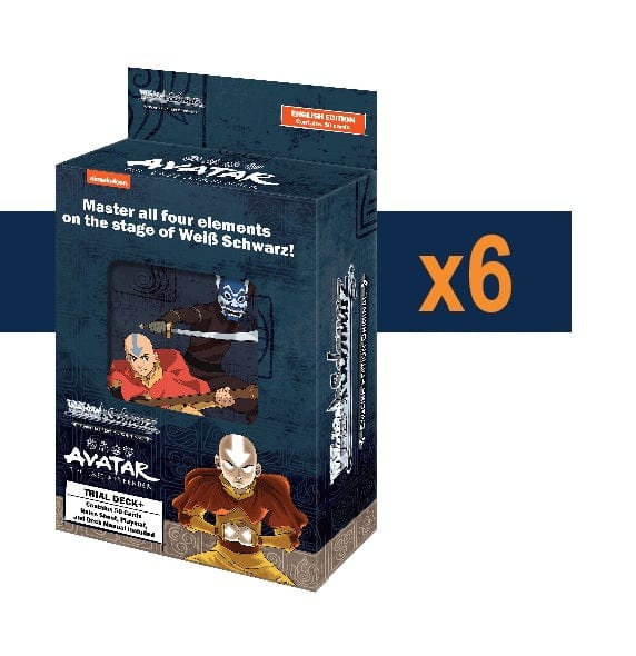 Weiss Schwarz: Avatar: The Last Airbender (English) Trial Deck+ [x6] Sealed Display