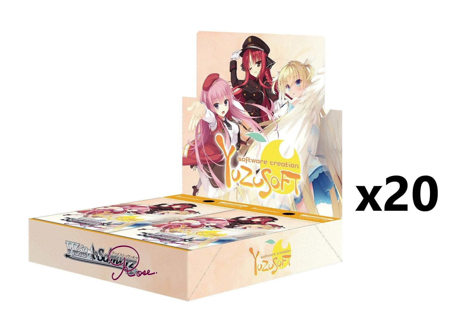 Weiss Schwarz: Yuzu Soft (Japanese) [x20] 'Rose' Booster Sealed Case
