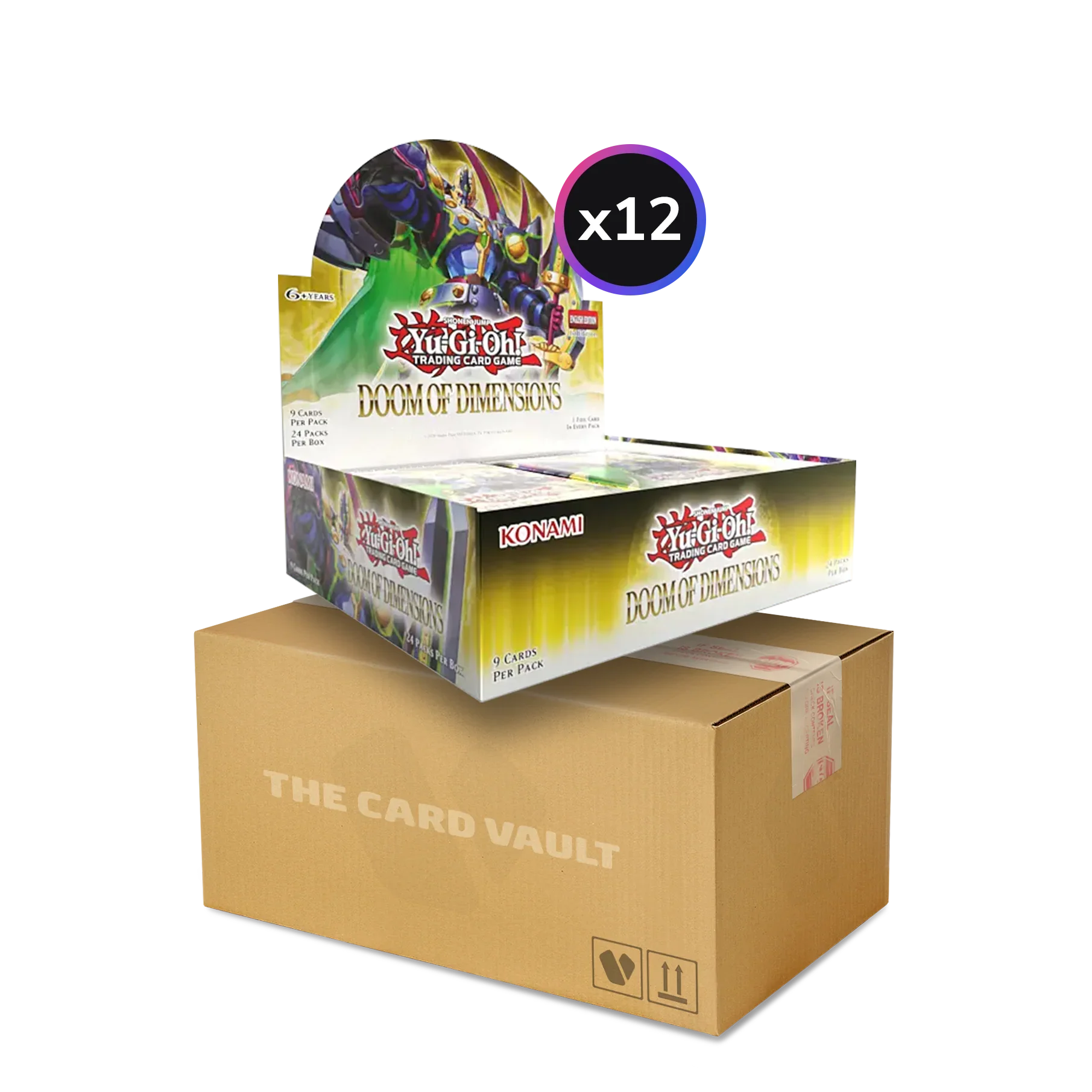 Yu-Gi-Oh! - Doom of Dimensions - Display Case (12x Booster Boxes) (1st Edition)