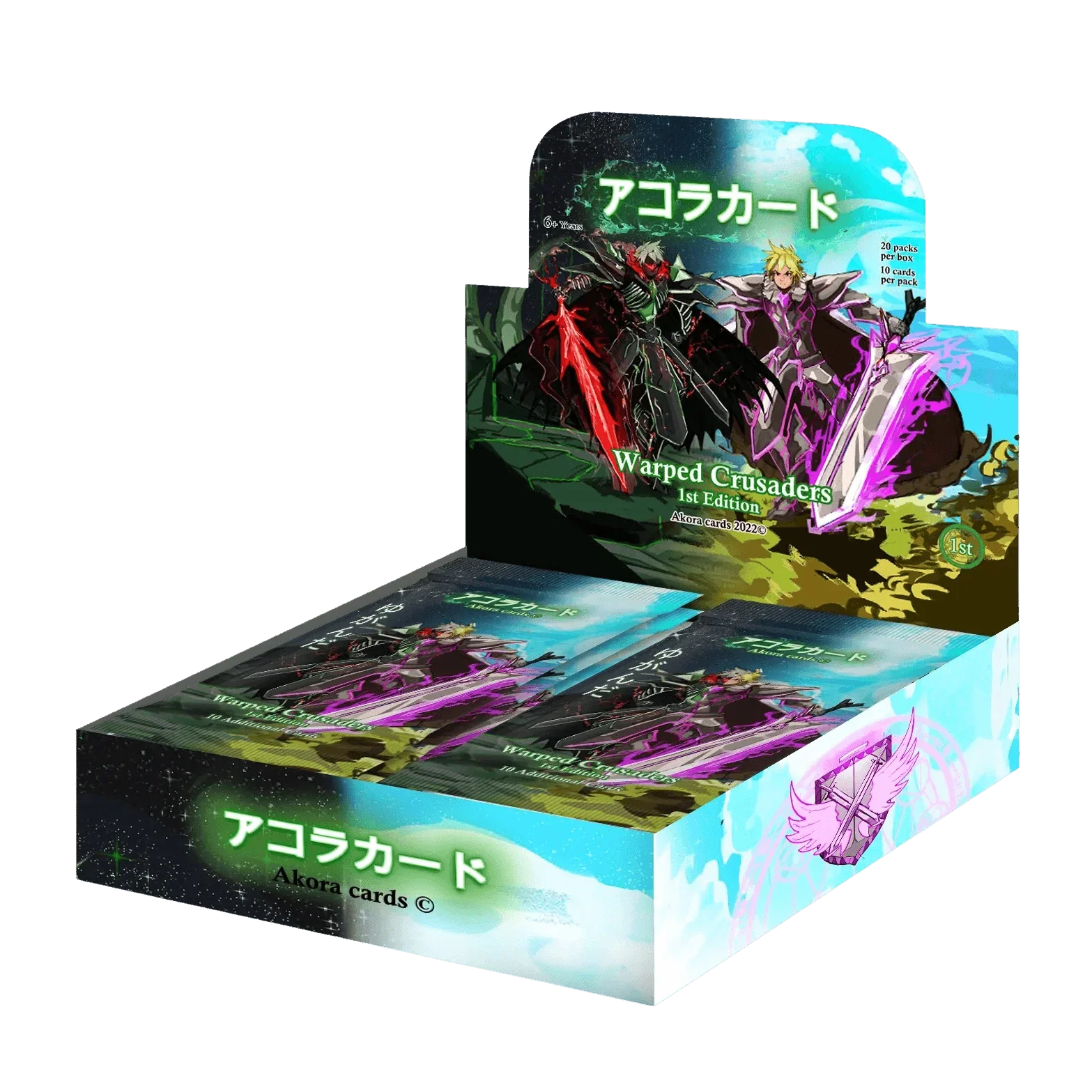 Akora TCG: Warped Crusaders Booster Box (1st Edition) (20x Packs)