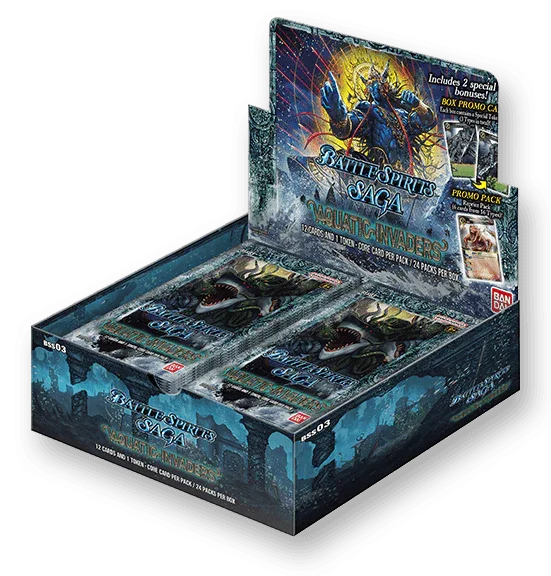 Battle Spirits Saga Card Game - Aquatic Invaders (BSS03) - Booster Box (24x Packs)