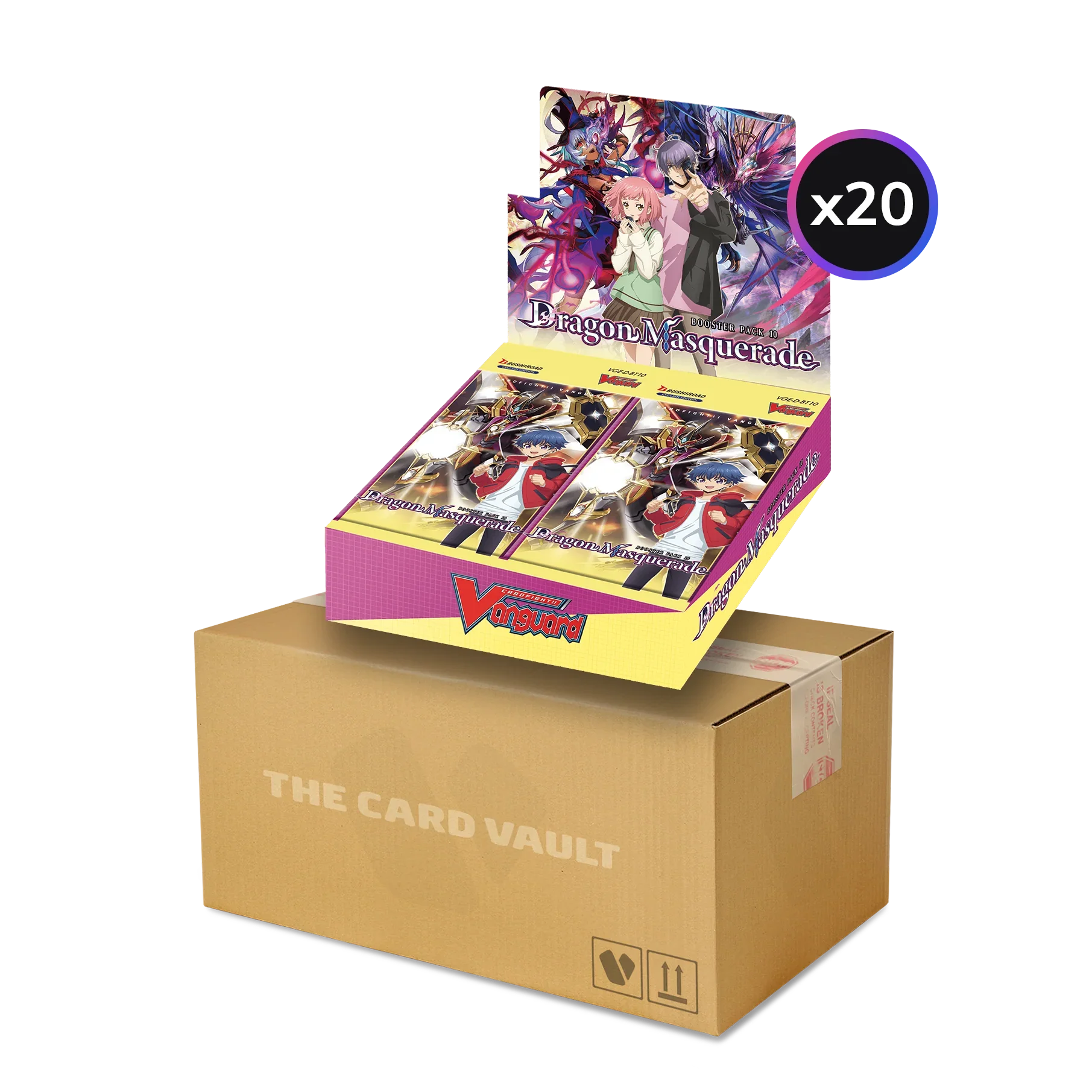 Cardfight!! Vanguard - Dragon Masquerade - Display Case (20x Booster Boxes)