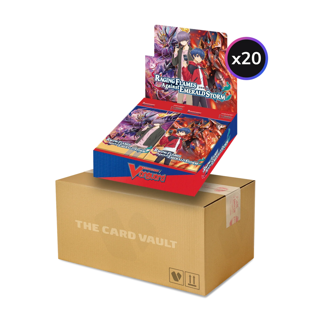 Cardfight!! Vanguard - will+Dress - Raging Flames Against Emerald Storm - Display Case (20x Booster Boxes)