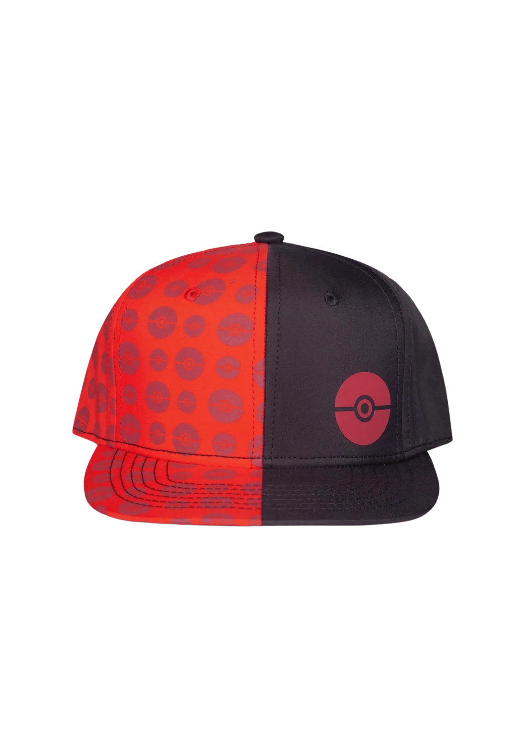 Difuzed - Pokemon - Black and Red Pokeball Snapback Cap