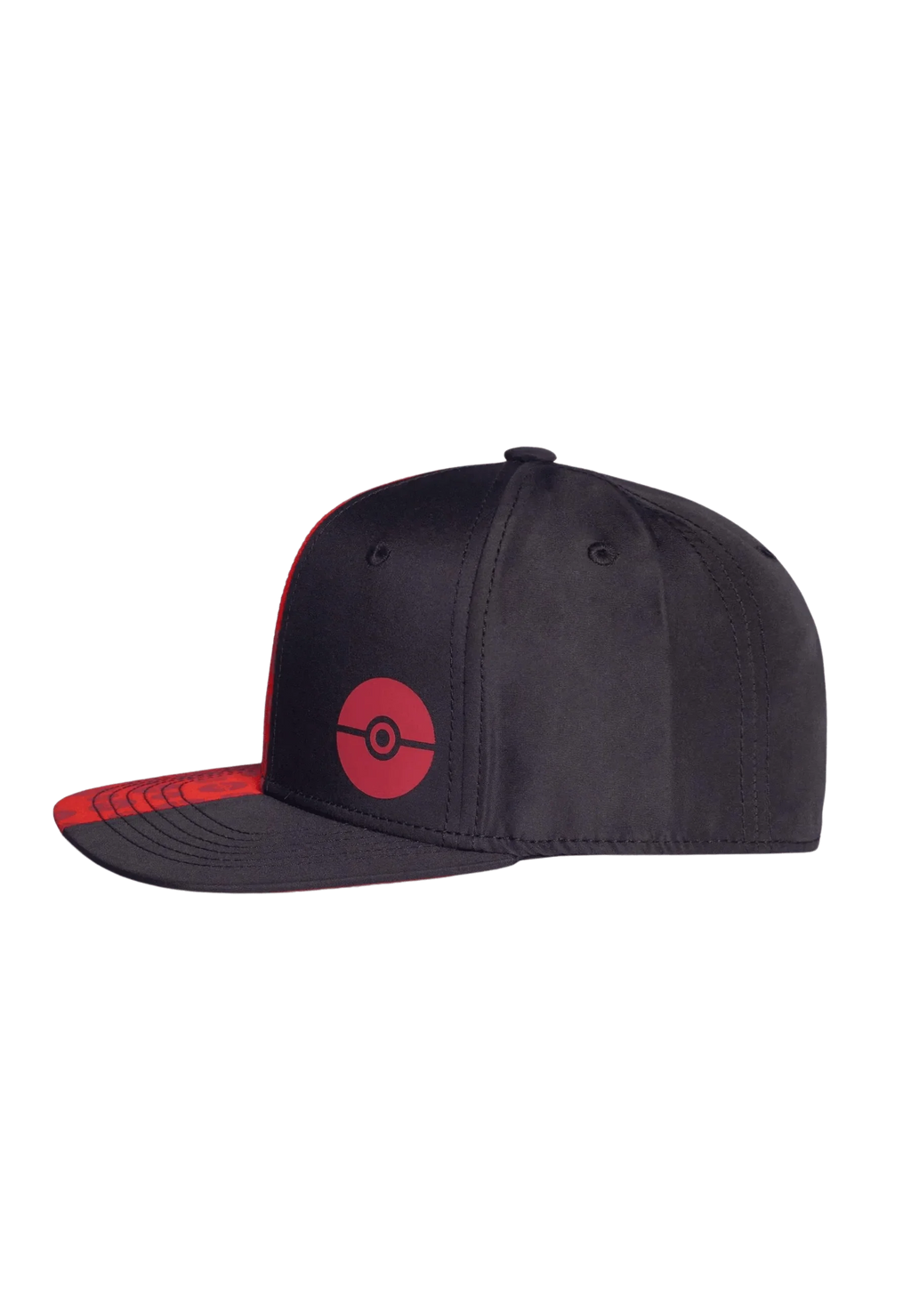 Difuzed - Pokemon - Black and Red Pokeball Snapback Cap