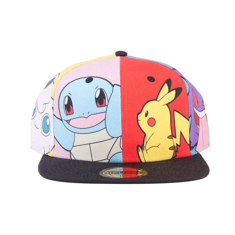 Difuzed - Pokemon - Multi Pop Art Snapback Cap
