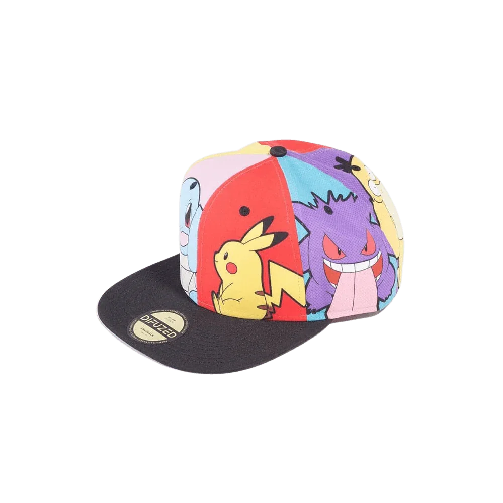 Difuzed - Pokemon - Multi Pop Art Snapback Cap