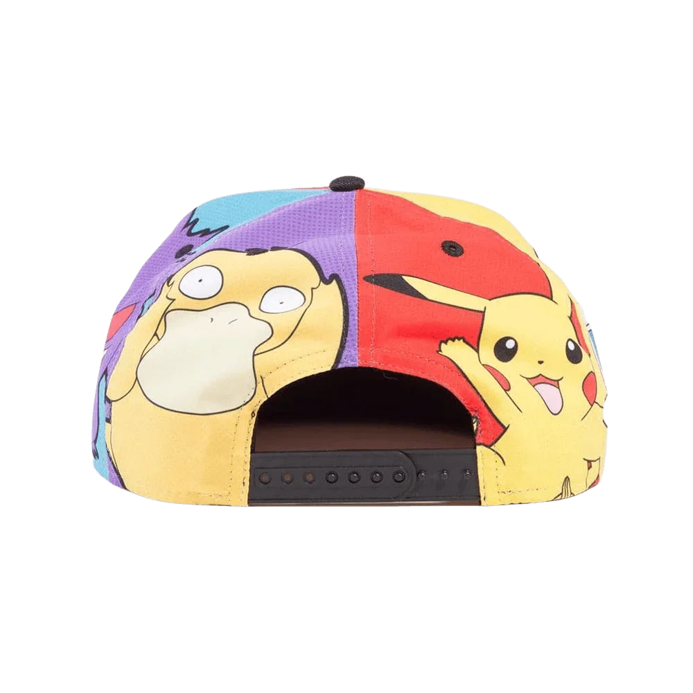 Difuzed - Pokemon - Multi Pop Art Snapback Cap