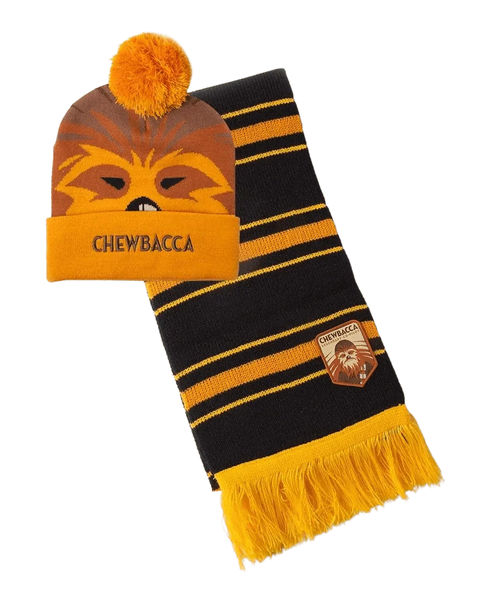 Difuzed - Star Wars - Chewbacca Beanie & Scarf Gift Set