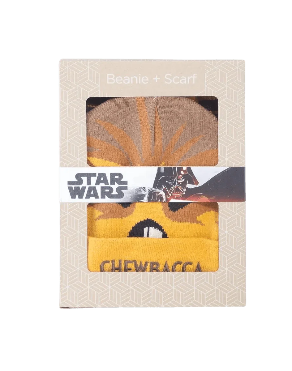 Difuzed - Star Wars - Chewbacca Beanie & Scarf Gift Set