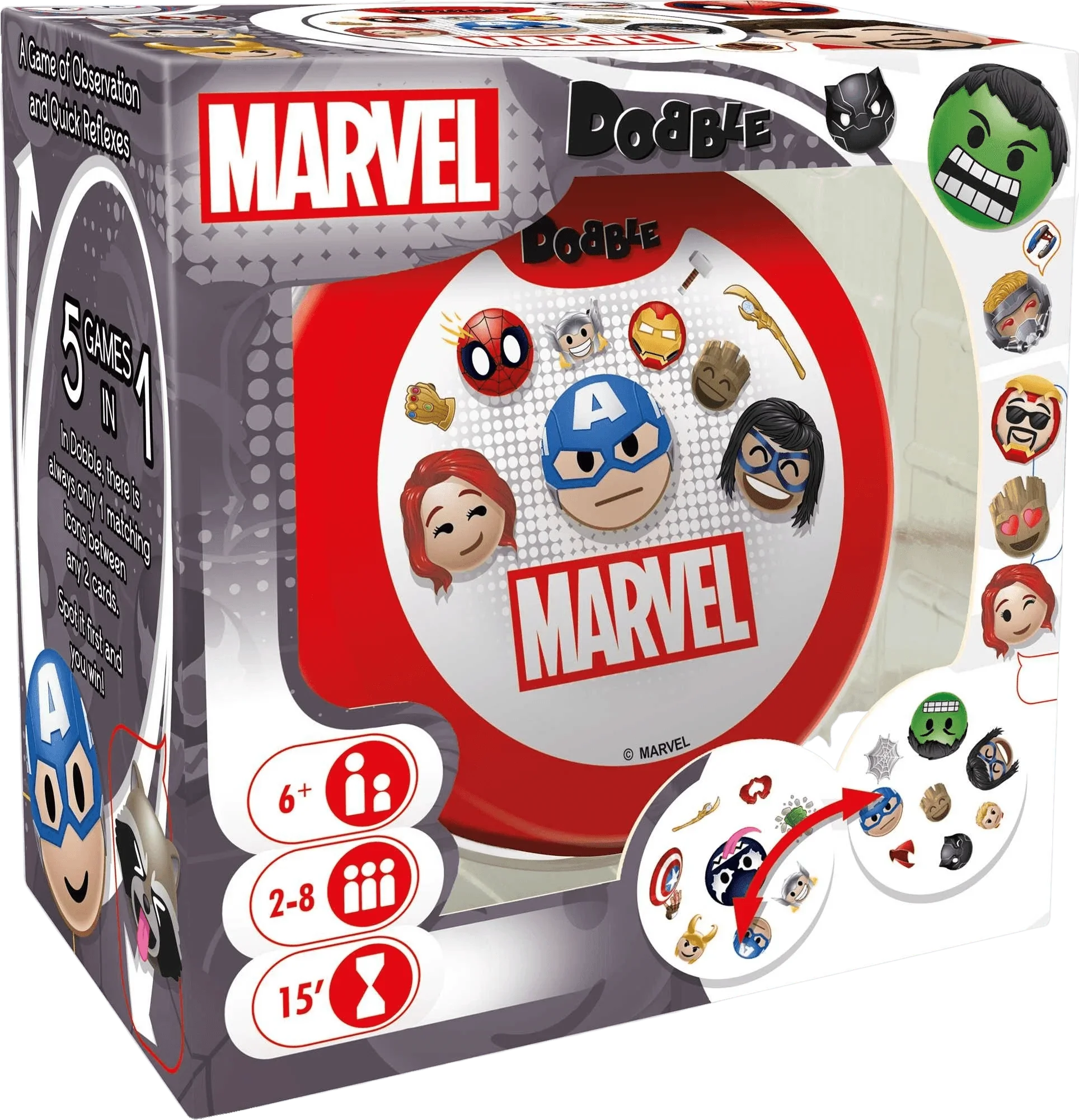 Dobble Marvel Emoji