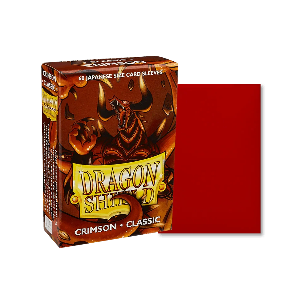 Dragon Shield - Classic Sleeves - Japanese Size - 60pk - Crimson