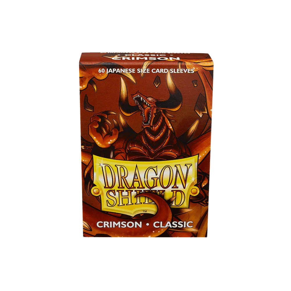 Dragon Shield - Classic Sleeves - Japanese Size - 60pk - Crimson